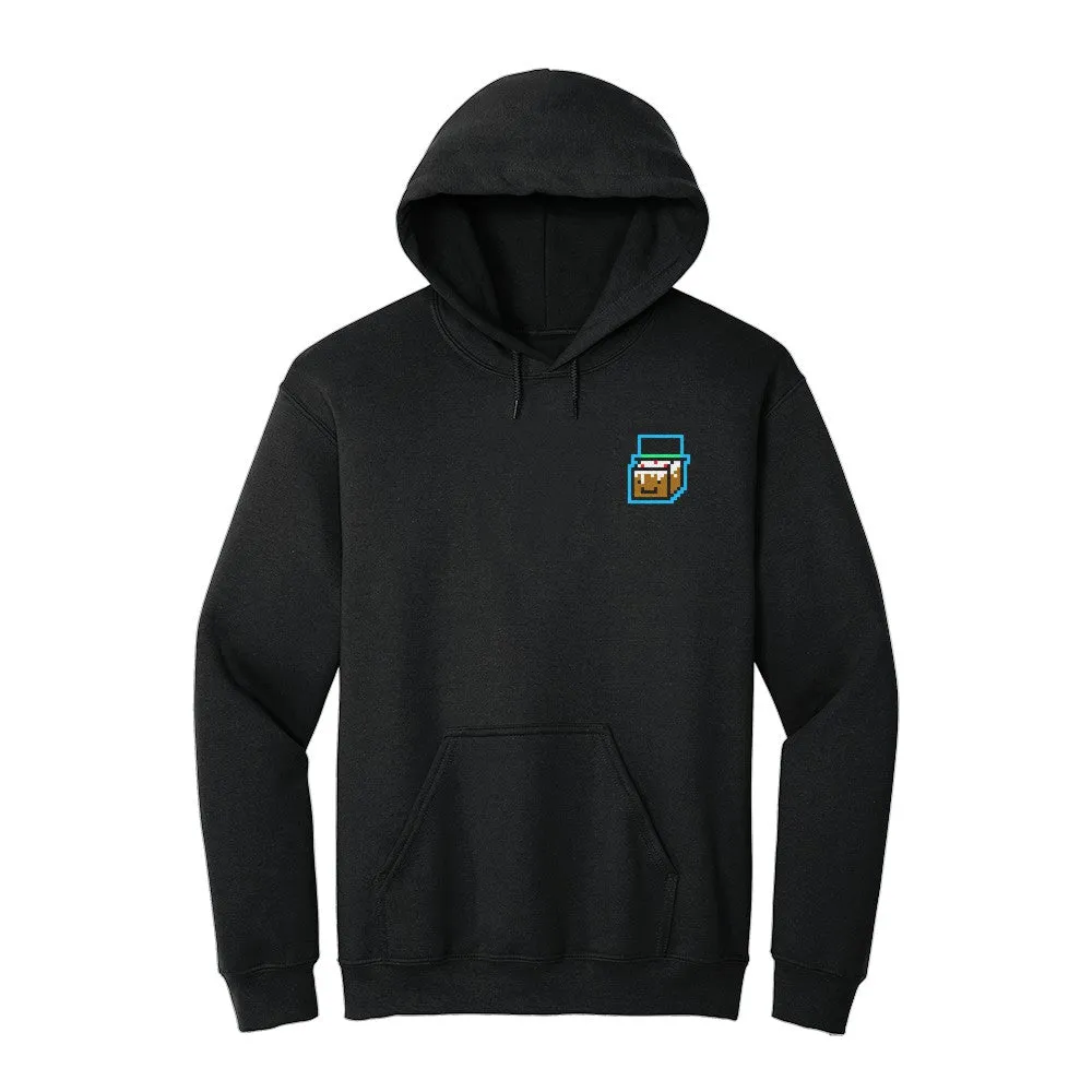 The Megabyte Corner Logo Adult Pullover Hoodie