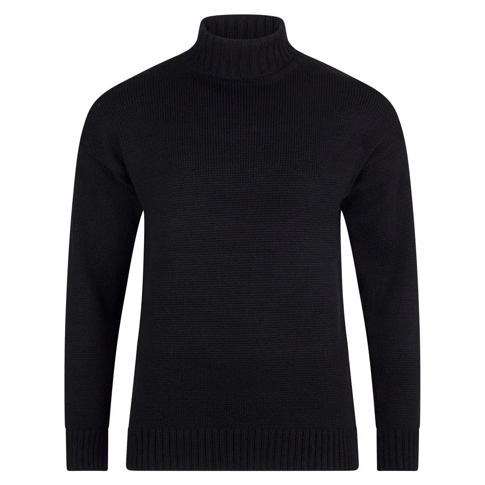 The Modern Submariner - Roll Neck Merino Wool Jumper