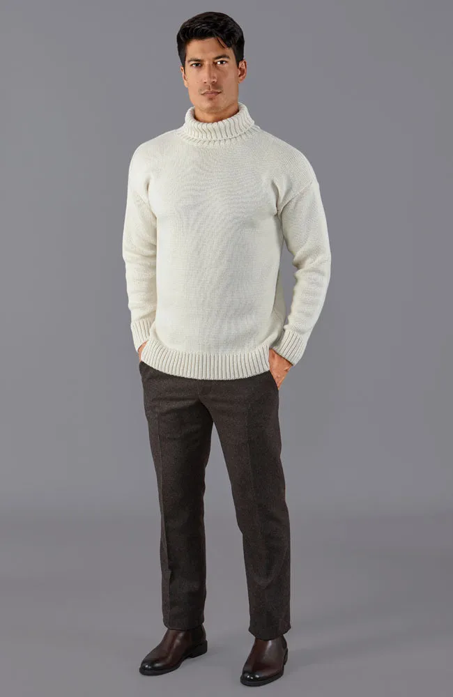 The Modern Submariner - Roll Neck Merino Wool Jumper