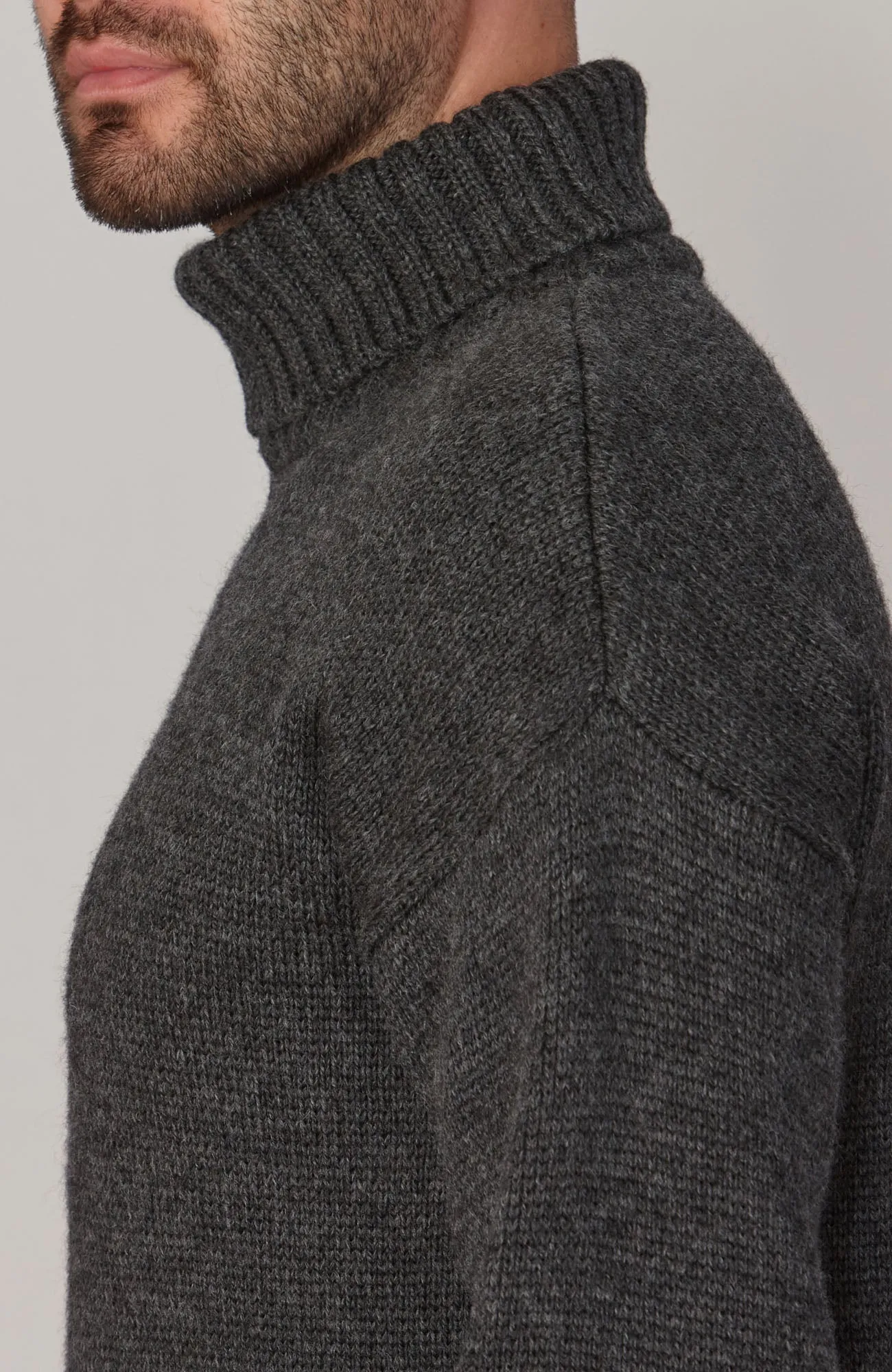 The Modern Submariner - Roll Neck Merino Wool Jumper