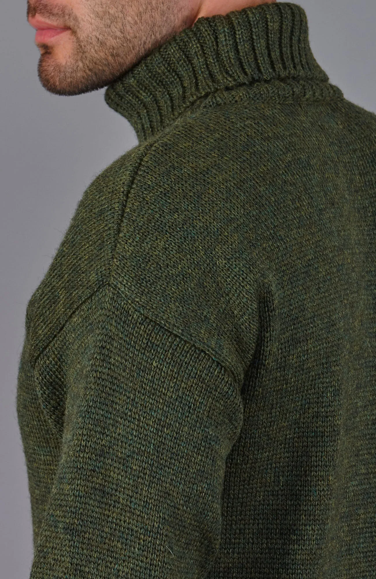 The Modern Submariner - Roll Neck Merino Wool Jumper