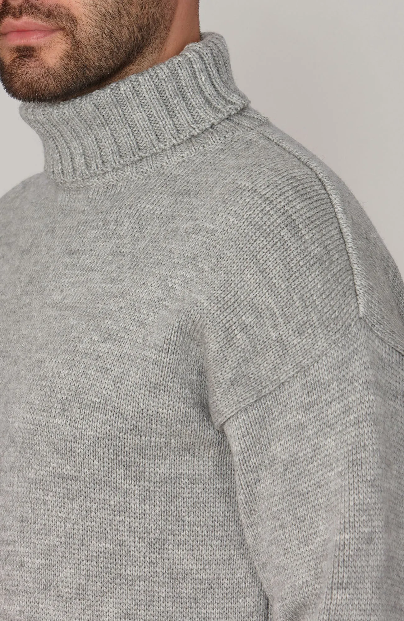 The Modern Submariner - Roll Neck Merino Wool Jumper