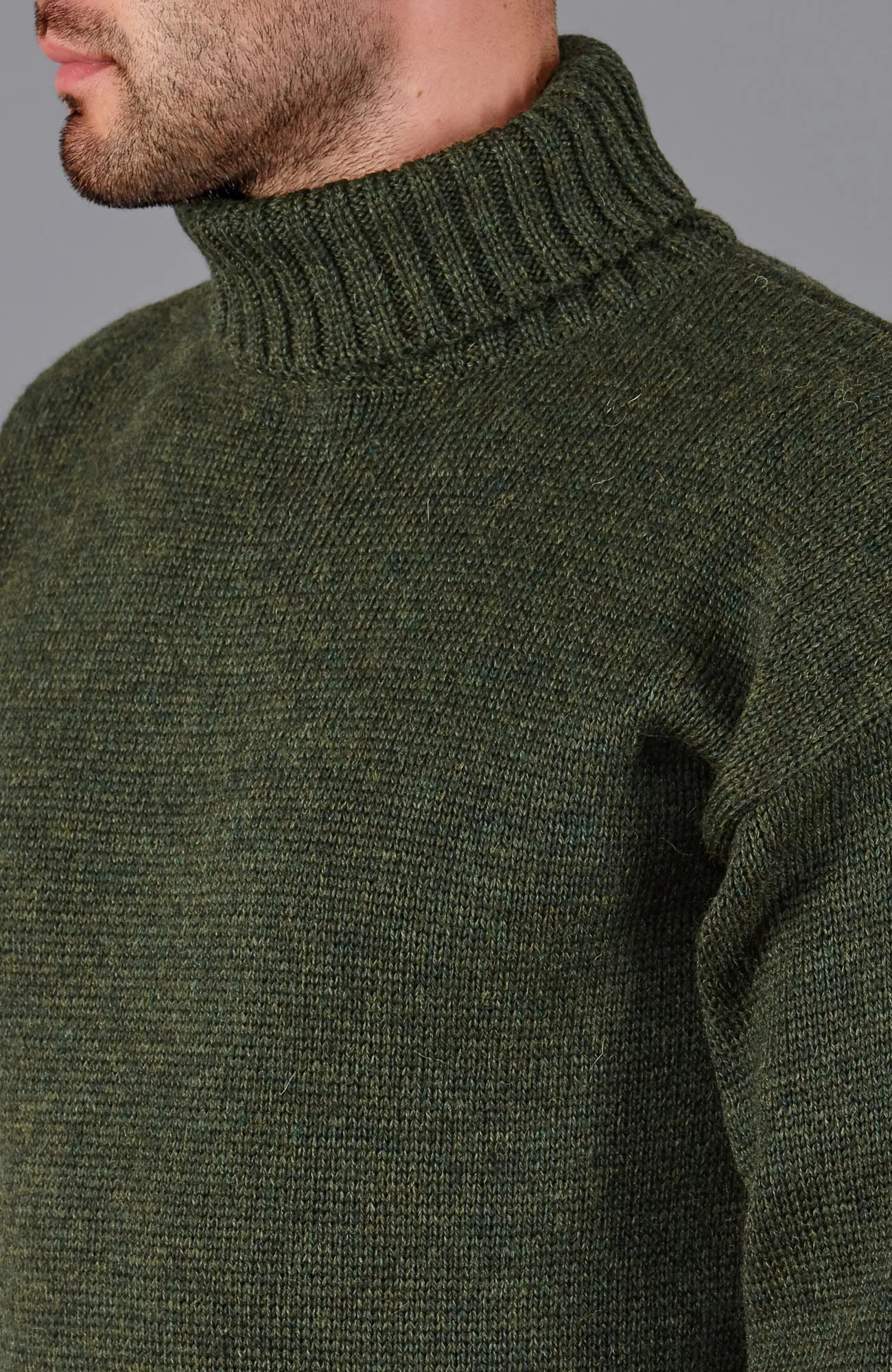 The Modern Submariner - Roll Neck Merino Wool Jumper