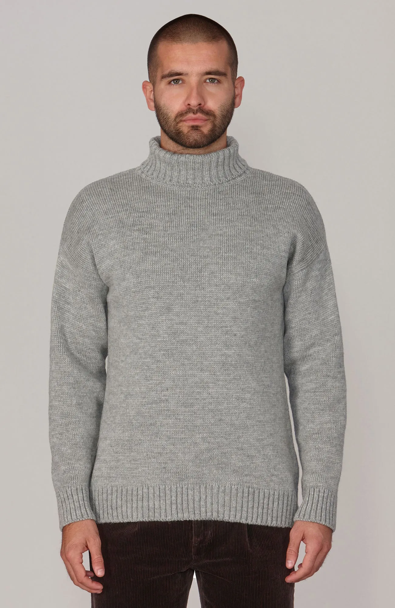 The Modern Submariner - Roll Neck Merino Wool Jumper