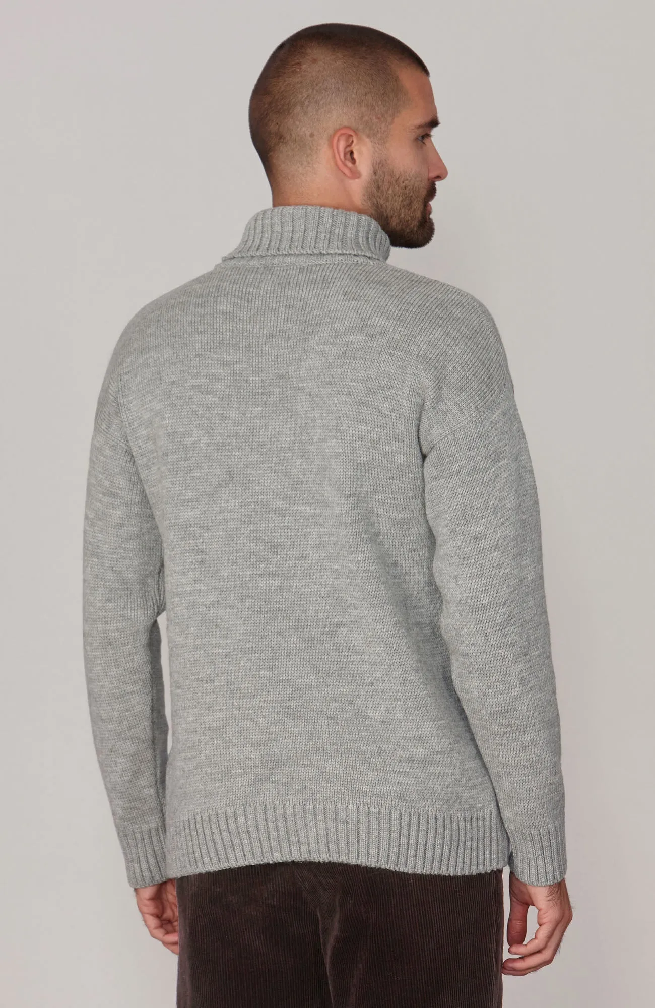 The Modern Submariner - Roll Neck Merino Wool Jumper