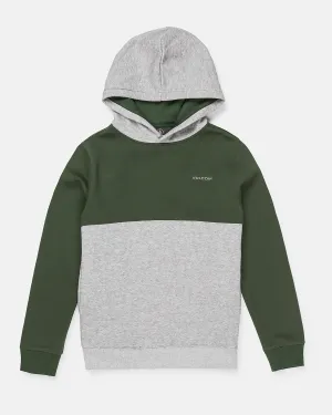 Toddler Boys Divided Pullover Hoodie - Forest Green