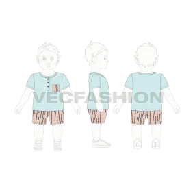 Toddler Girl T-shirt Shorts Set