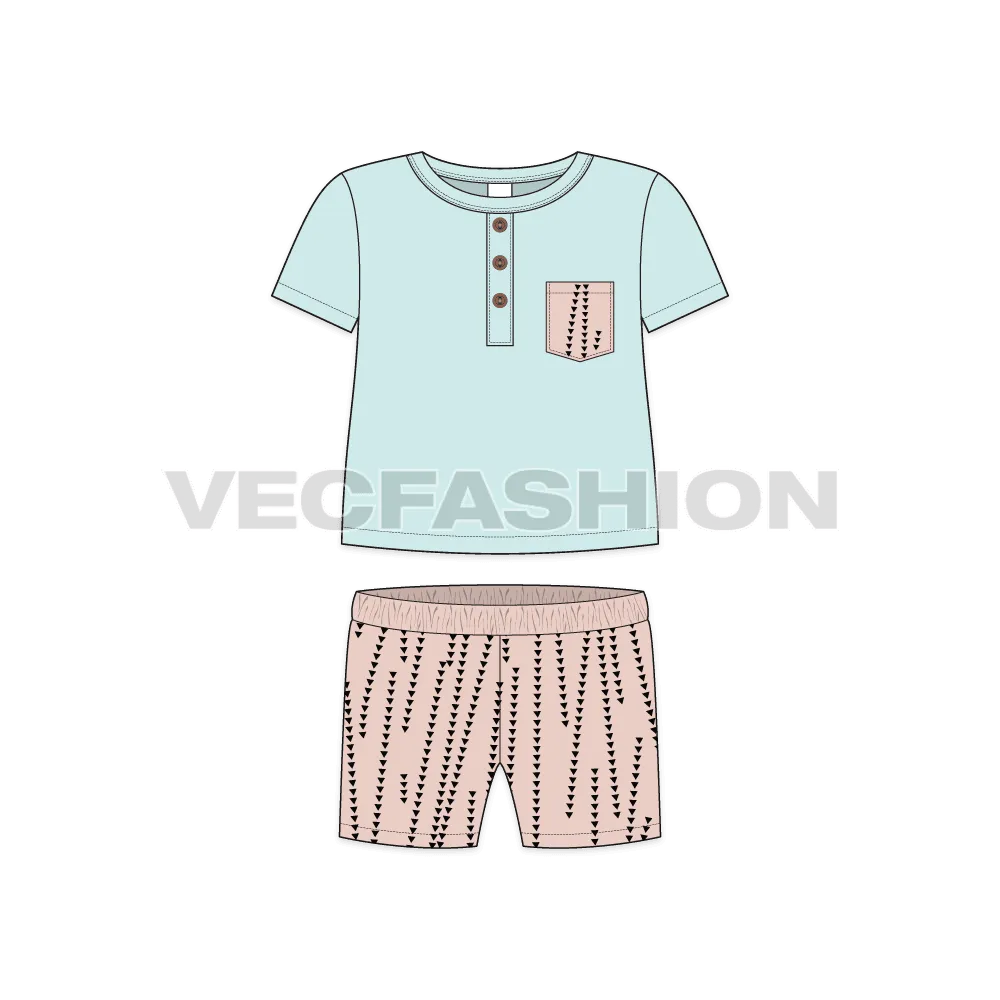 Toddler Girl T-shirt Shorts Set