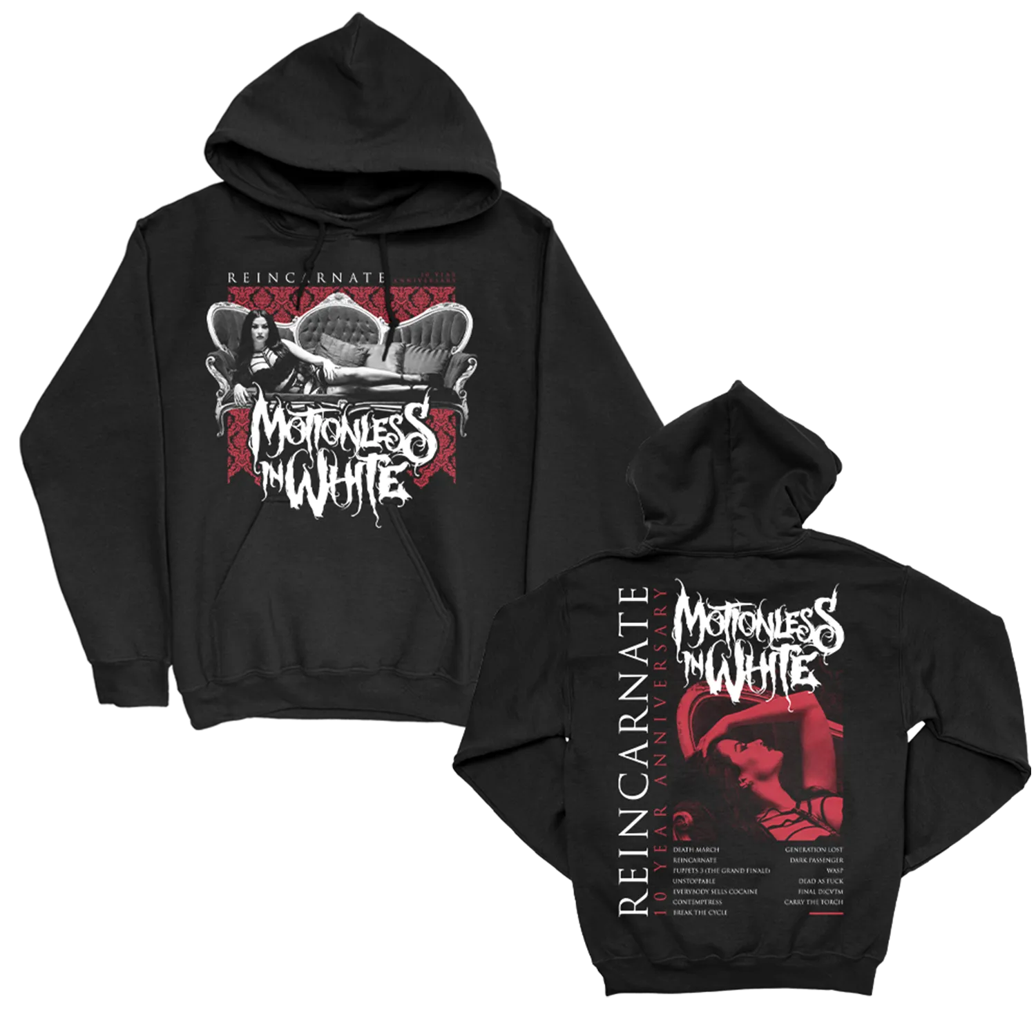 Tracklist Pullover Hoodie (Black)