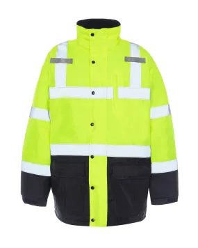 UHV1004 HiVis Contractor Jacket - Yellow