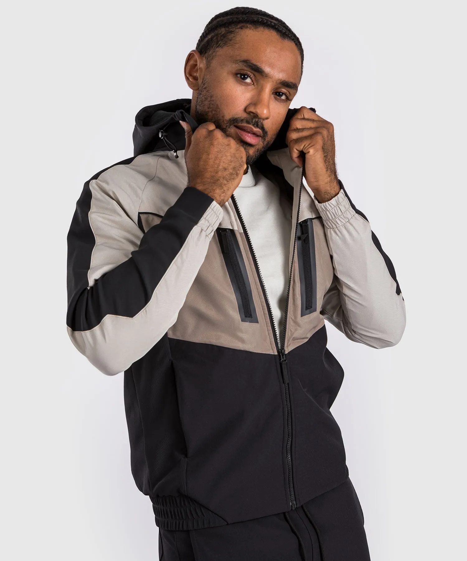 Venum Laser 3.0 Track Jacket - Black/Sand