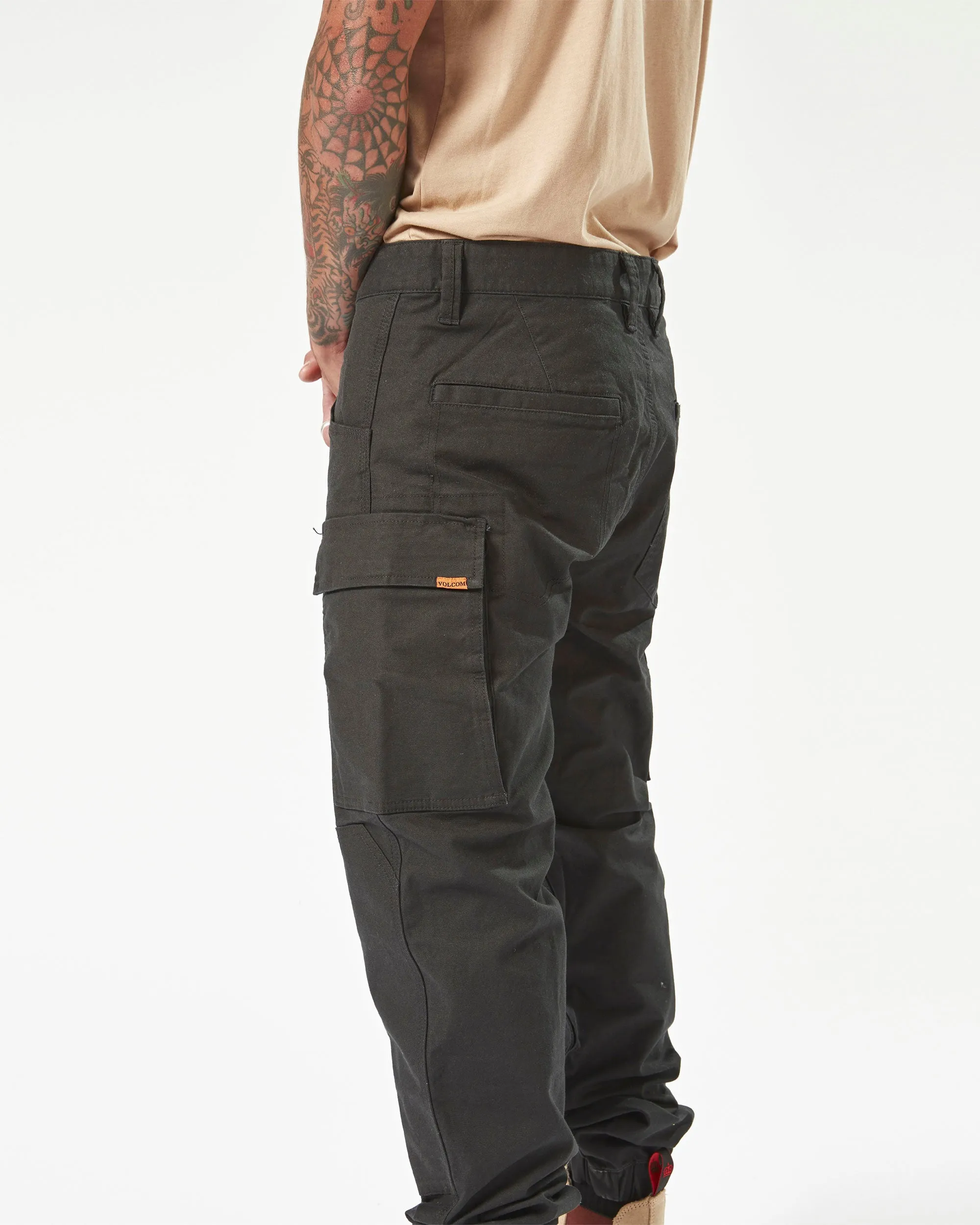 Volcom Workwear Caliper Cuff Pants - Black