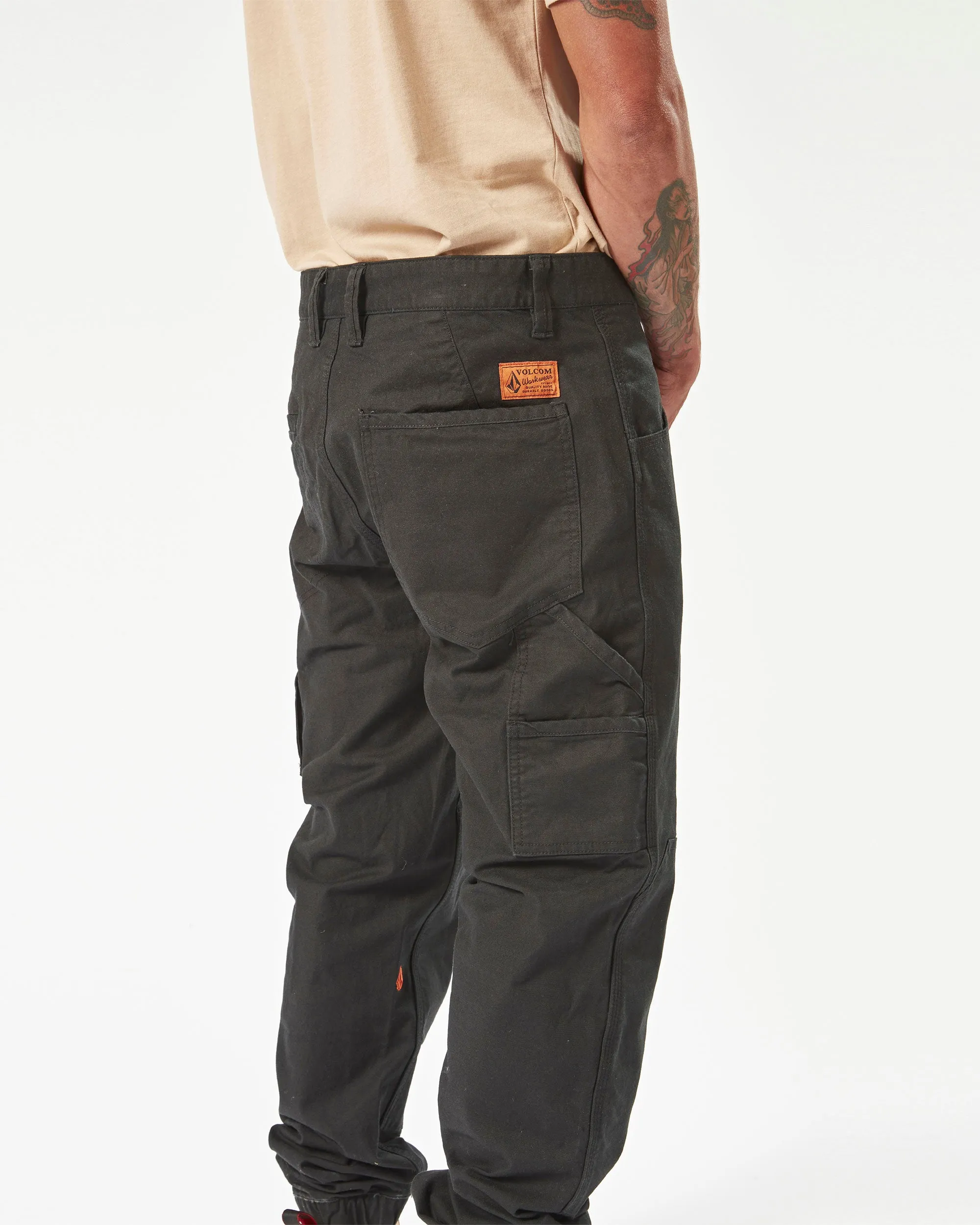 Volcom Workwear Caliper Cuff Pants - Black