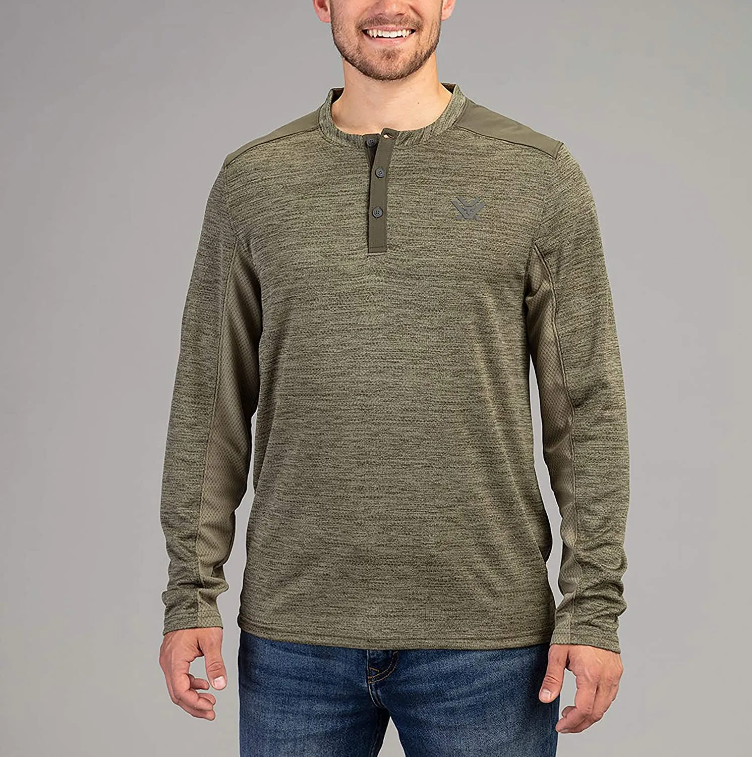 Vortex Optics Northern Heights Henley Long Sleeve Shirt