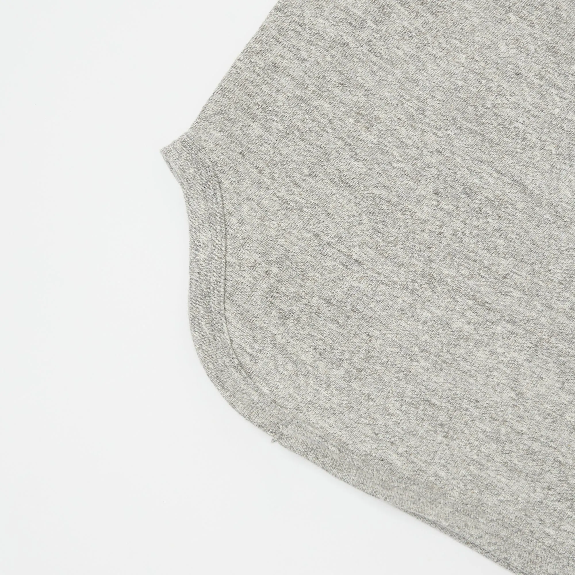 Warehouse & Co 4058 Baseball Henley - Heather Grey/Ash