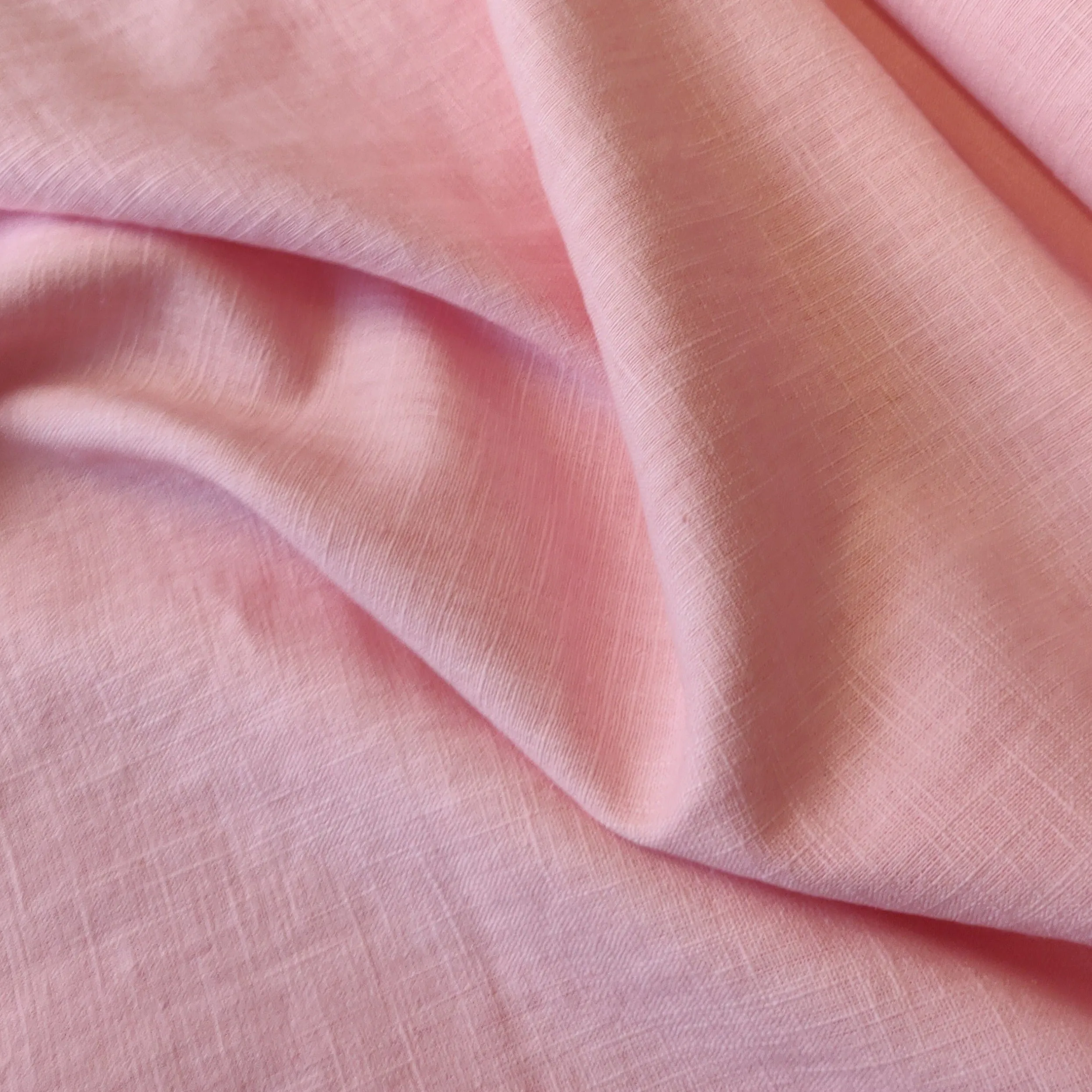 Washed Linen Cotton - Light Pink