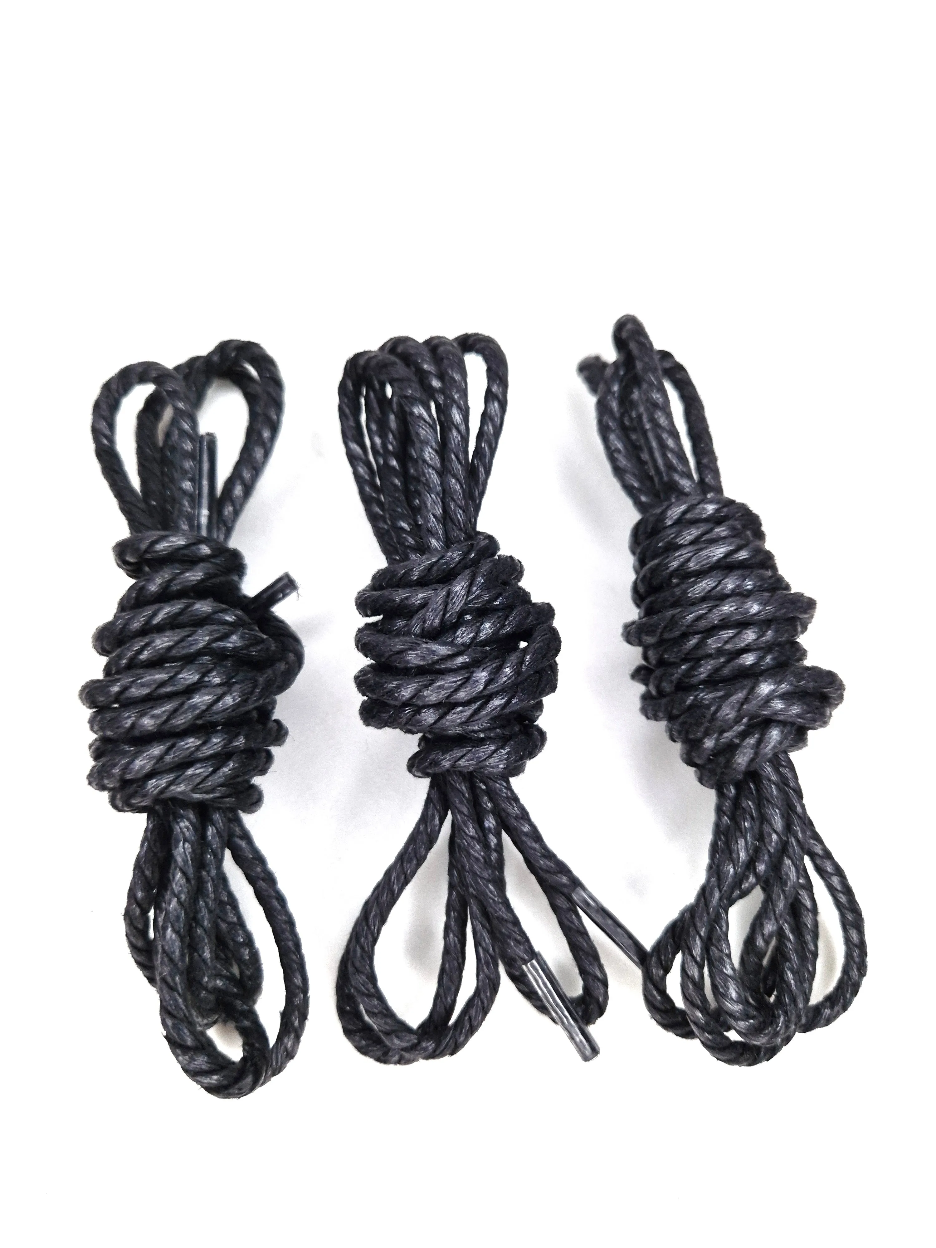 Waxed Twisted Rope Laces (Multiple Colour Options)