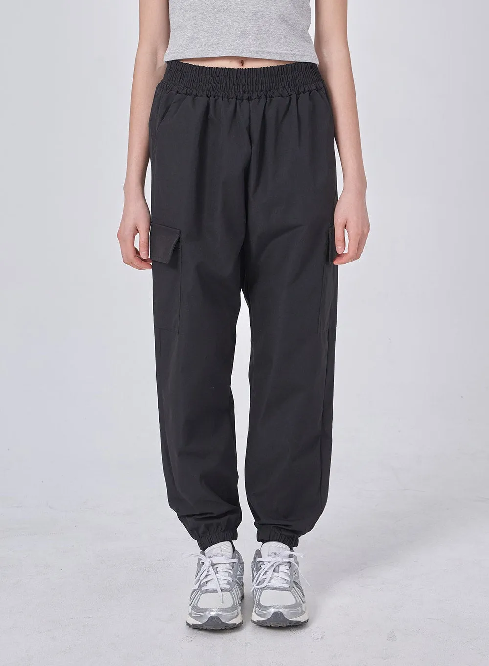 Wide Leg Cargo Track Pants IF324