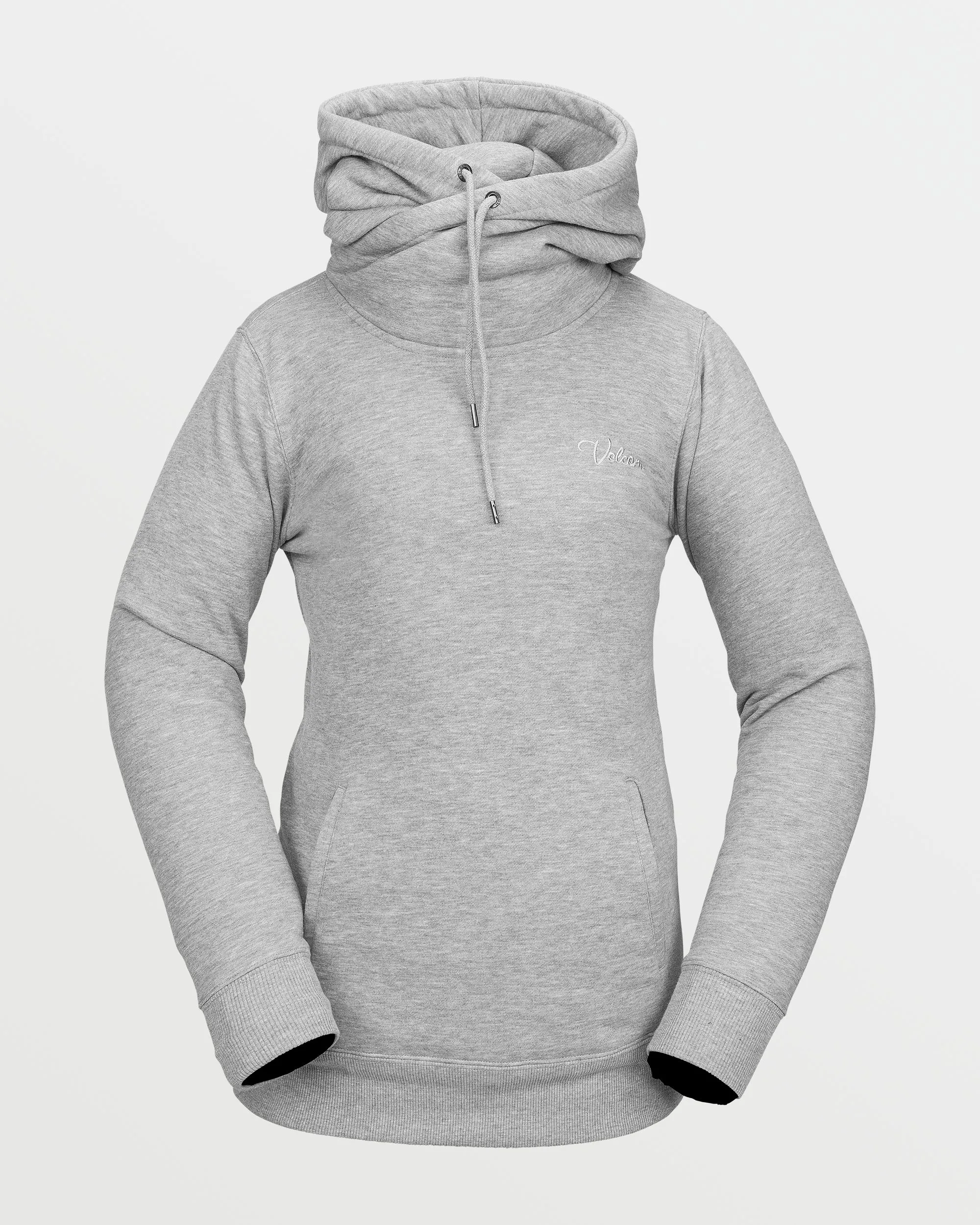 Womens Tower Pullover Fleece - Heather Grey