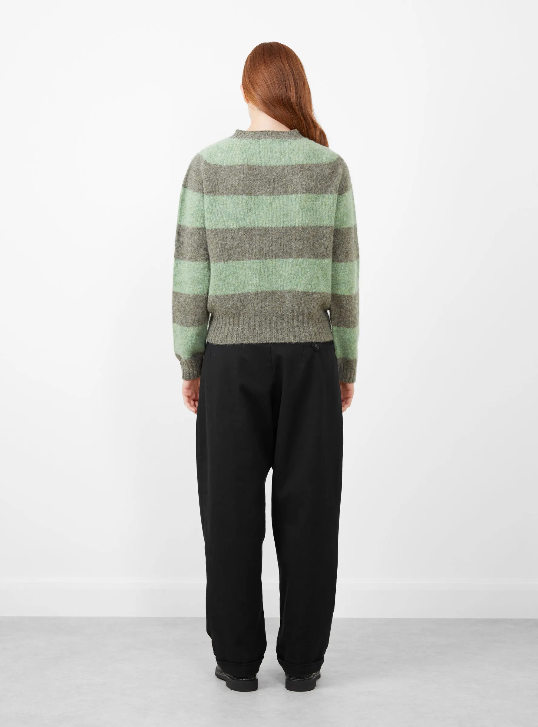 x Couverture Jets Stripe Crew Knit Oyster & Jade's Diary