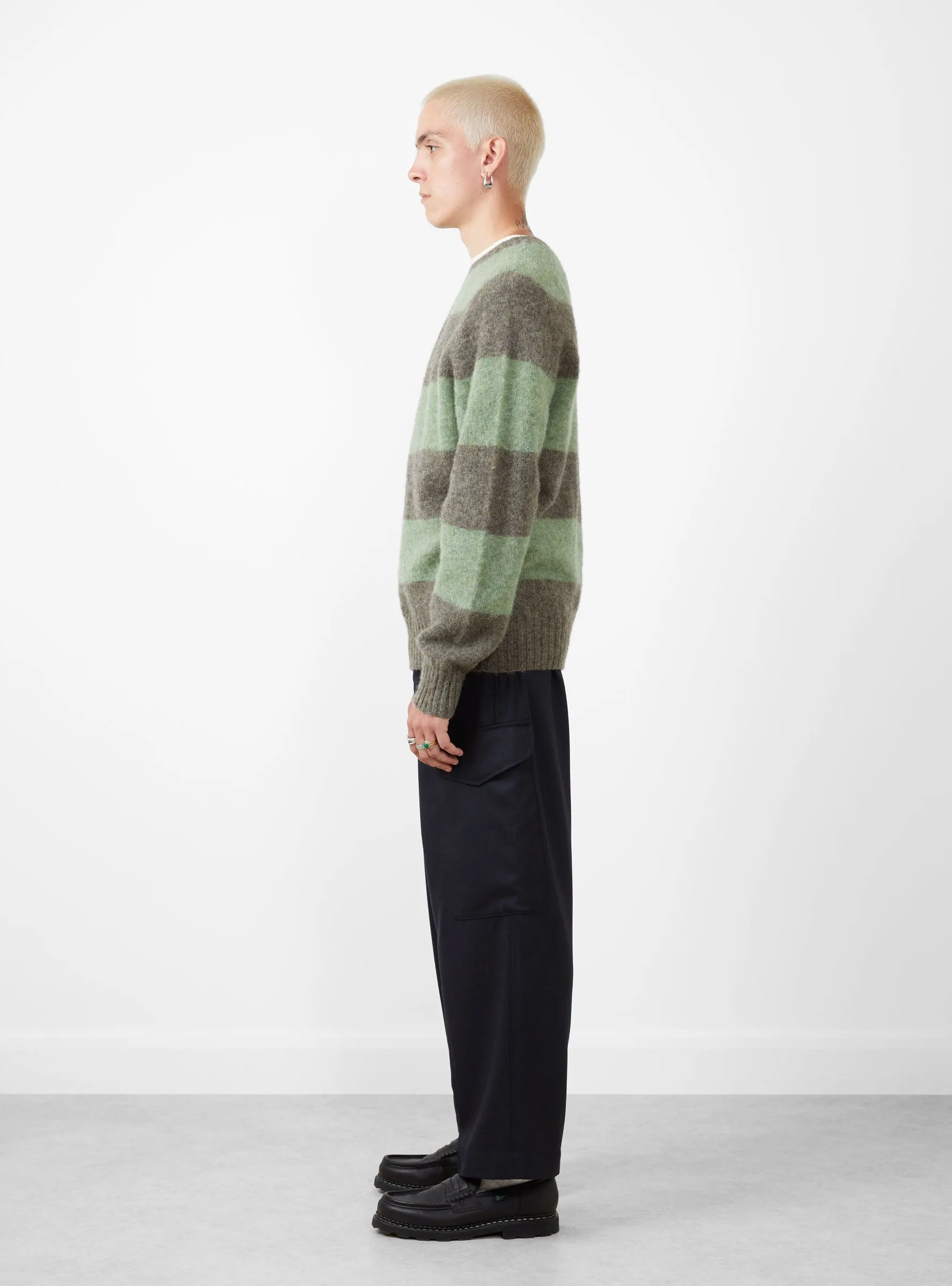 x The Garbstore Suedehead Stripe Jumper Oyster & Jade's Diary