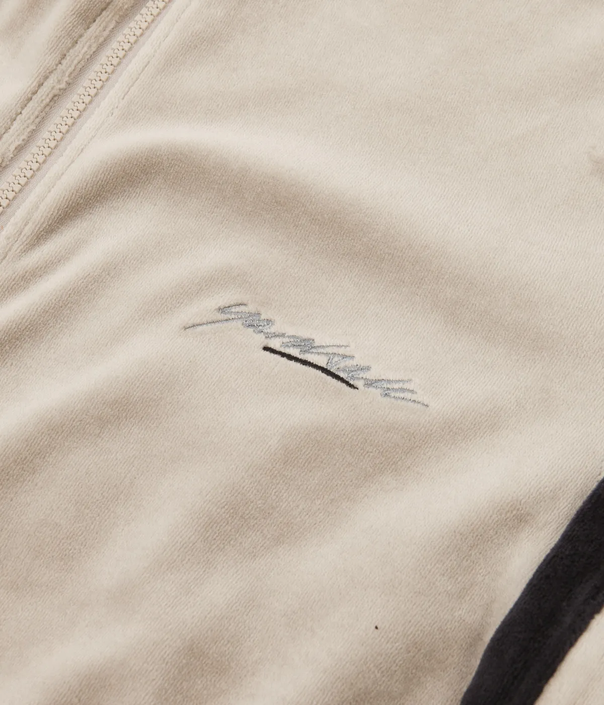 Yardsale Surge Track Jacket - Beige / Charcoal