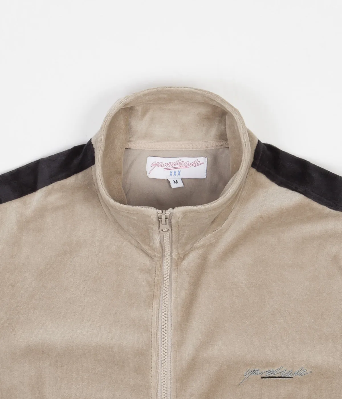 Yardsale Surge Track Jacket - Beige / Charcoal